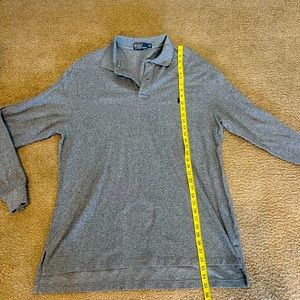 Polo by Ralph Lauren long sleeve quarter button up great condition 2 XL tall
